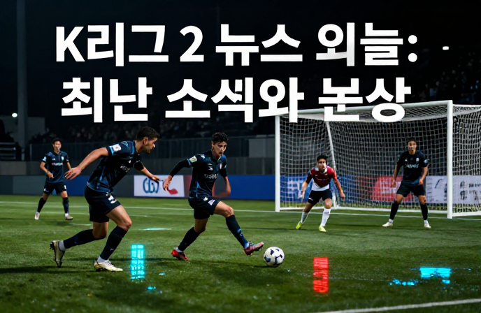 K리그 2 뉴스 오늘: 최신 소식, 분석, 이적 정보 총정리